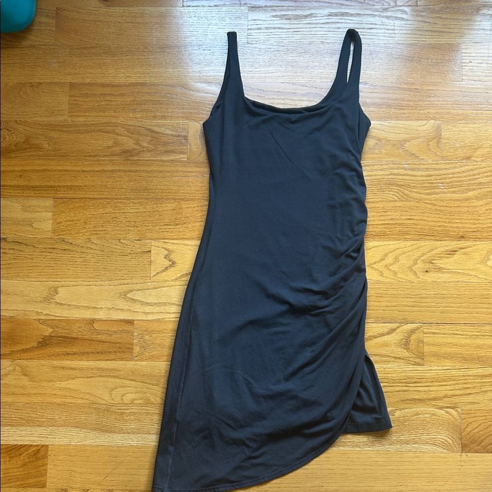 Susana Monaco Asymmetrical Charcoal Dress